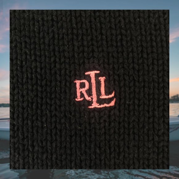 Lauren Ralph Lauren Navy Turtleneck Sweater - Picture 4 of 5